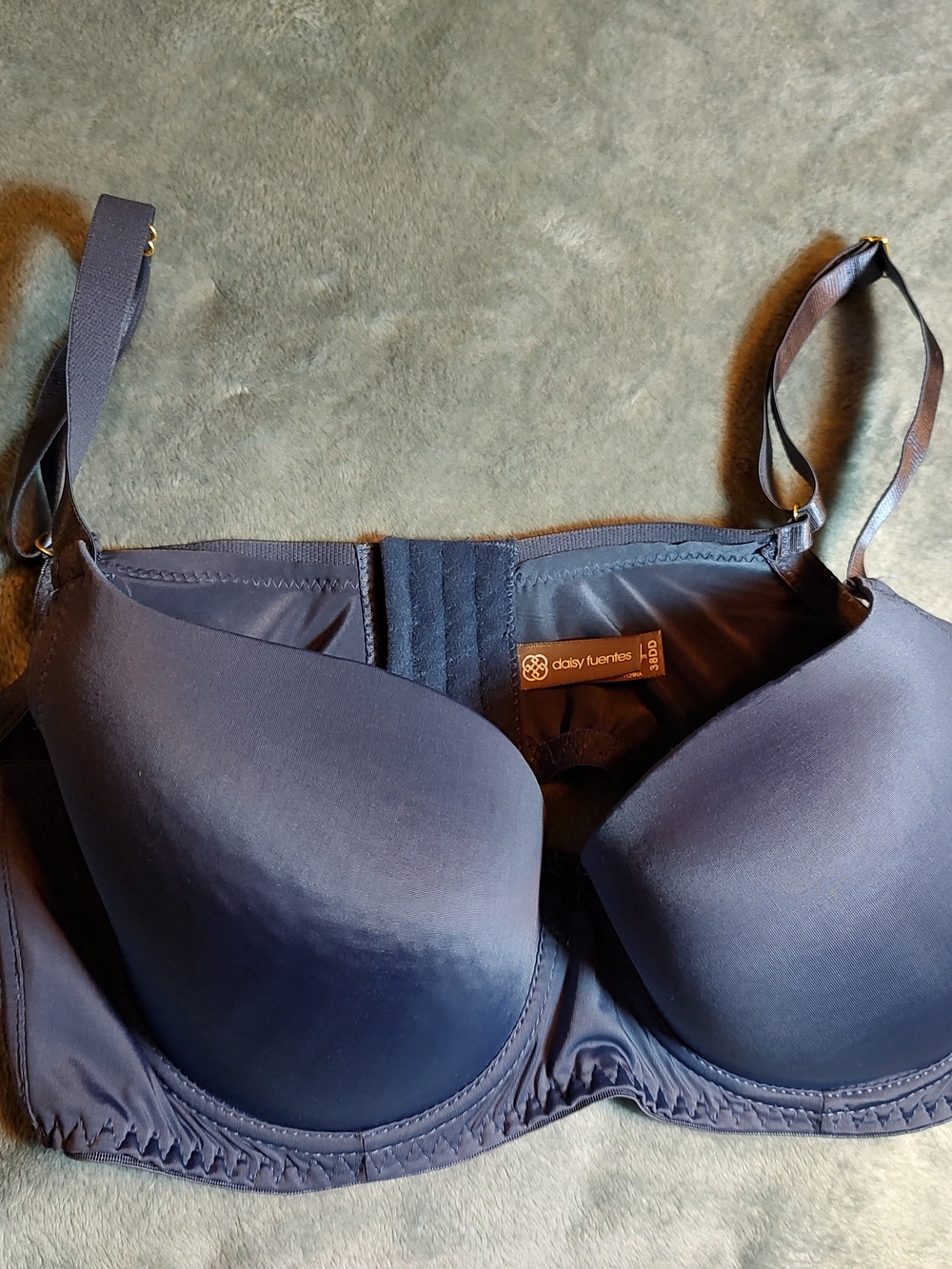 Daisy Fuentes Navy Smooth Molded Underwire Bra